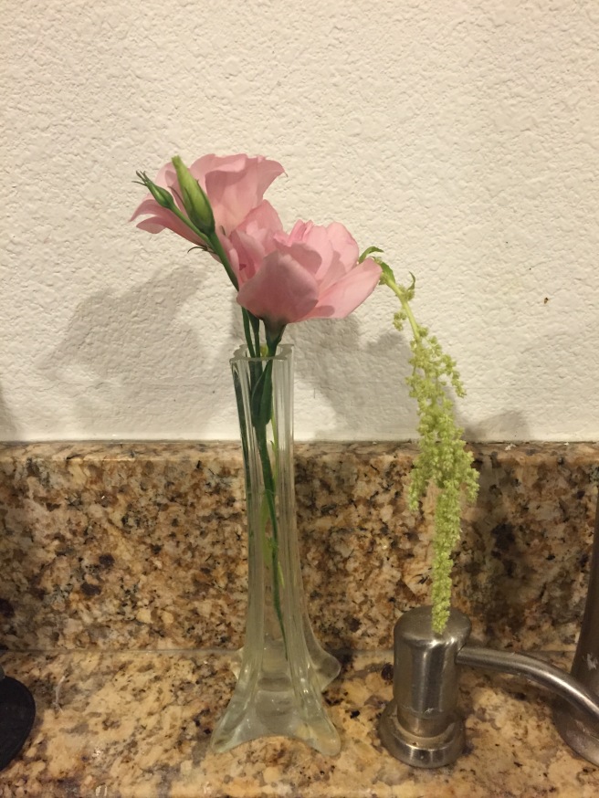 It's more important for your arrangement to look nice, than to use every last flower. With left overs make small srangments to go in bathrooms or by the kitchen sink.  